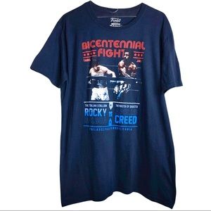 Rocky Balboa vs. Apollo Creed fight tee